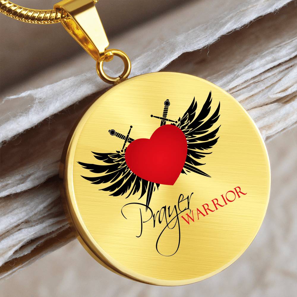 Prayer Warrior Necklace - Metal Background