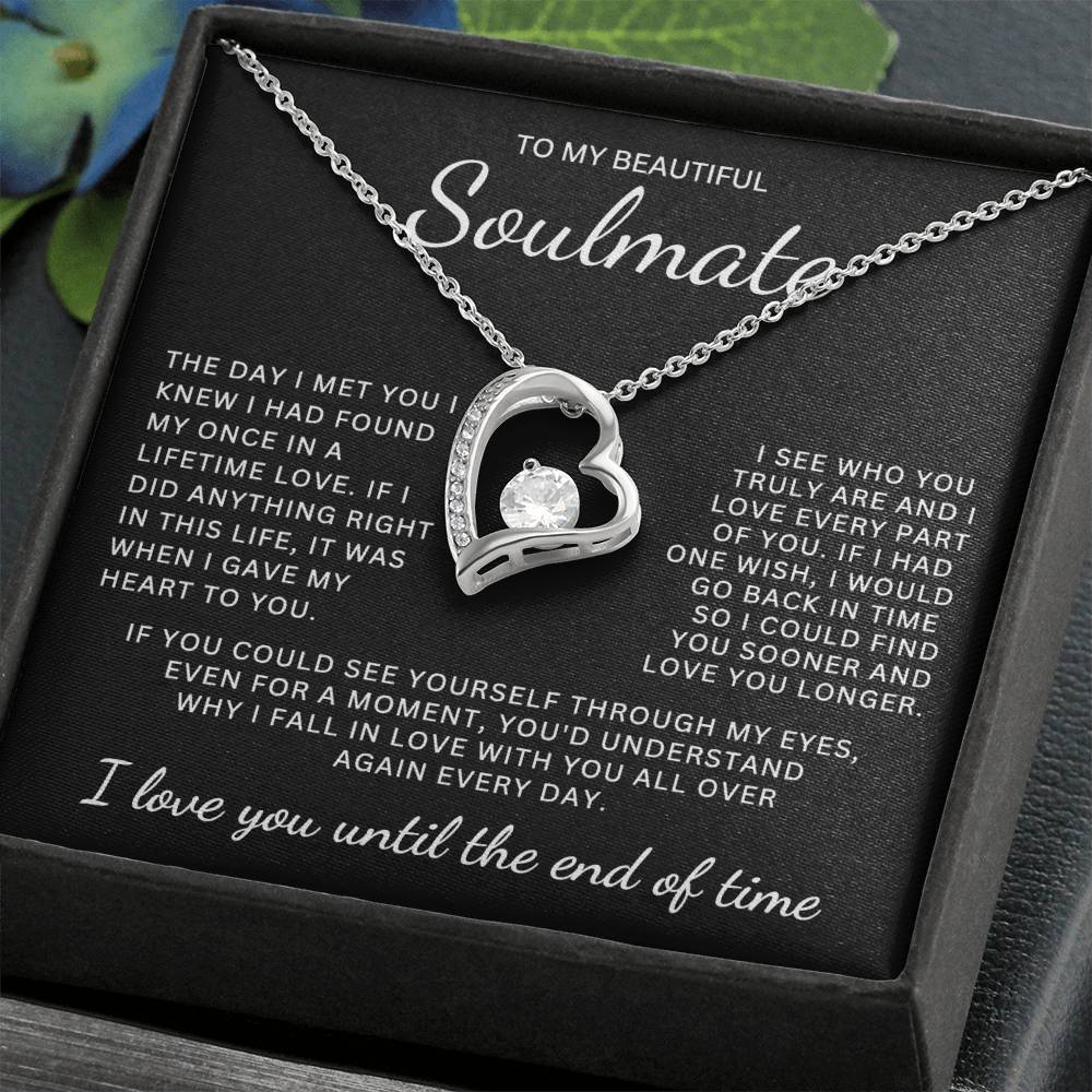 Gift for Soulmate "Who You Truly Are" Forever Love Necklace